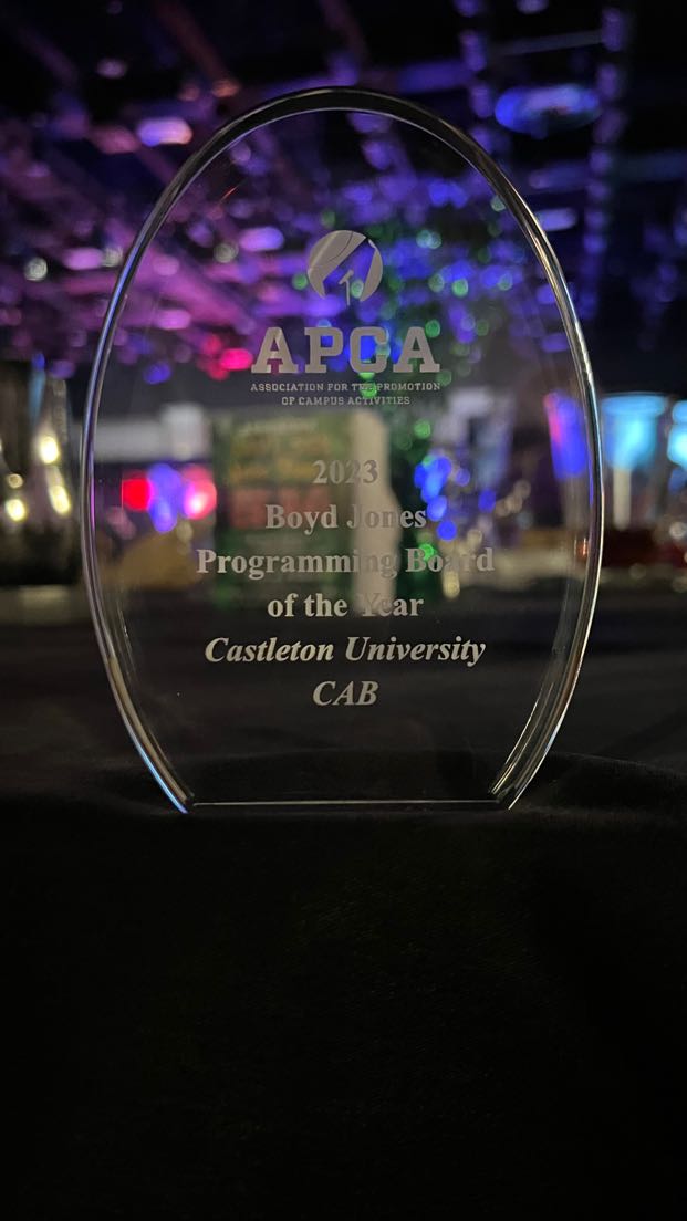 CAB:  College Programming Board of the Year