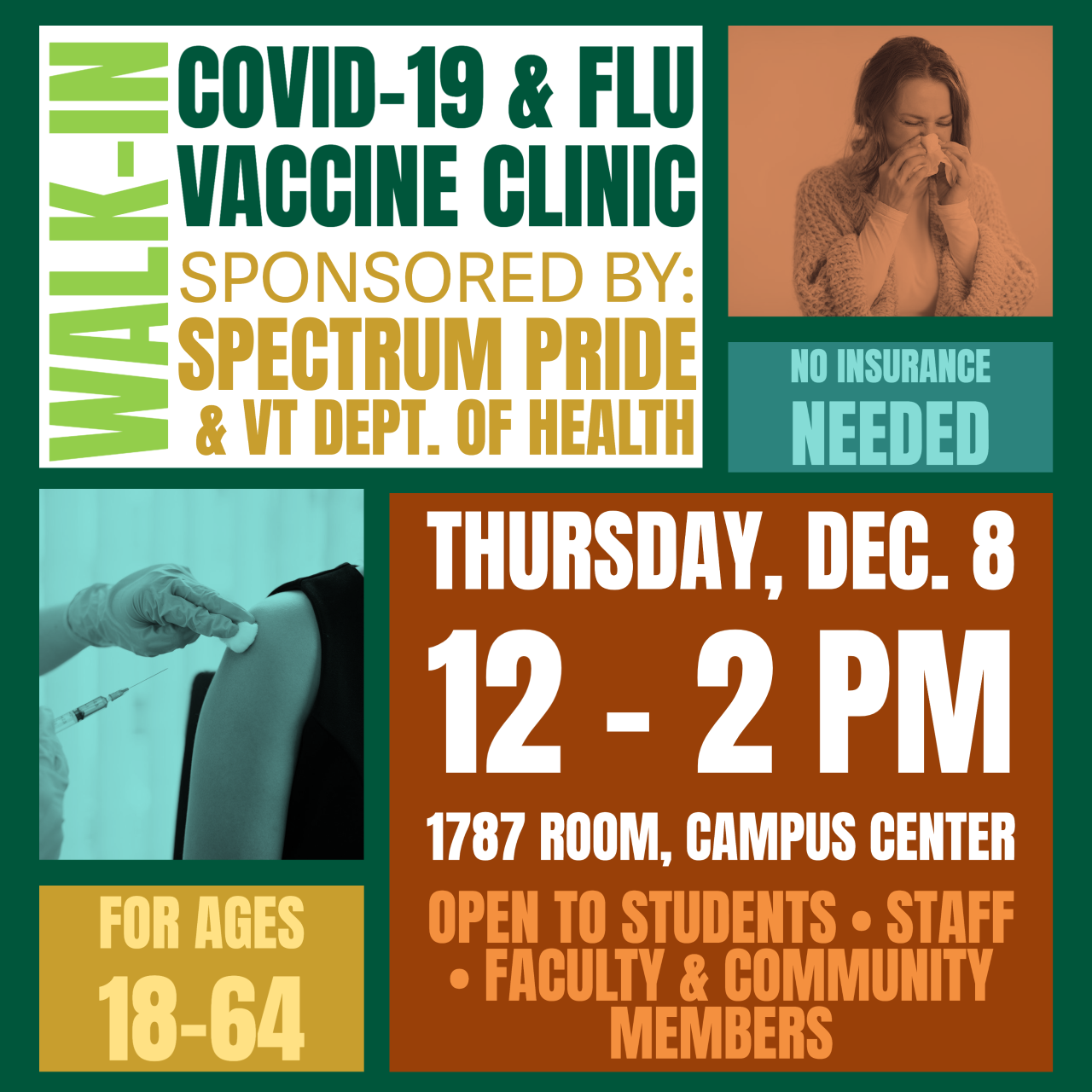 Walk-in Flu & COVID Vaccine Clinic