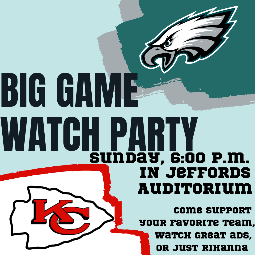 Big Game Watch Party!