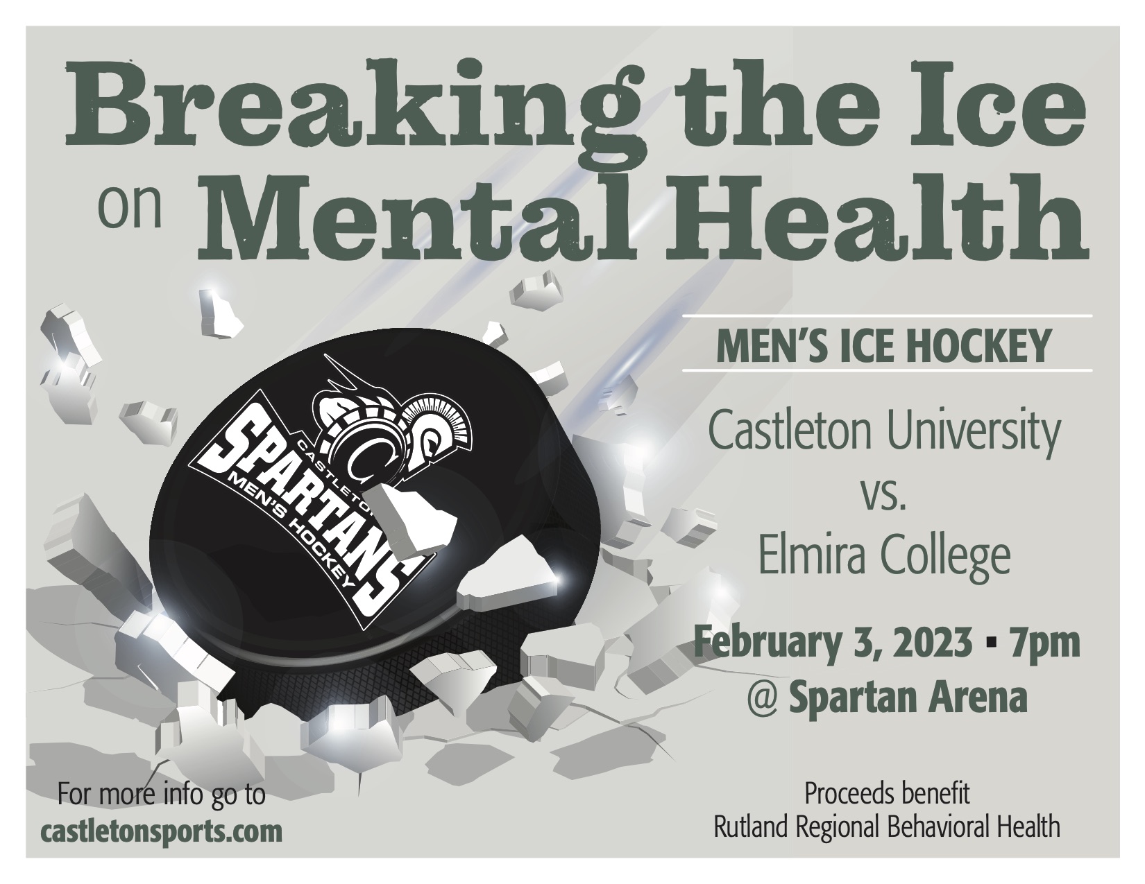 Castleton Men’s Hockey Mental Health Awareness Game!