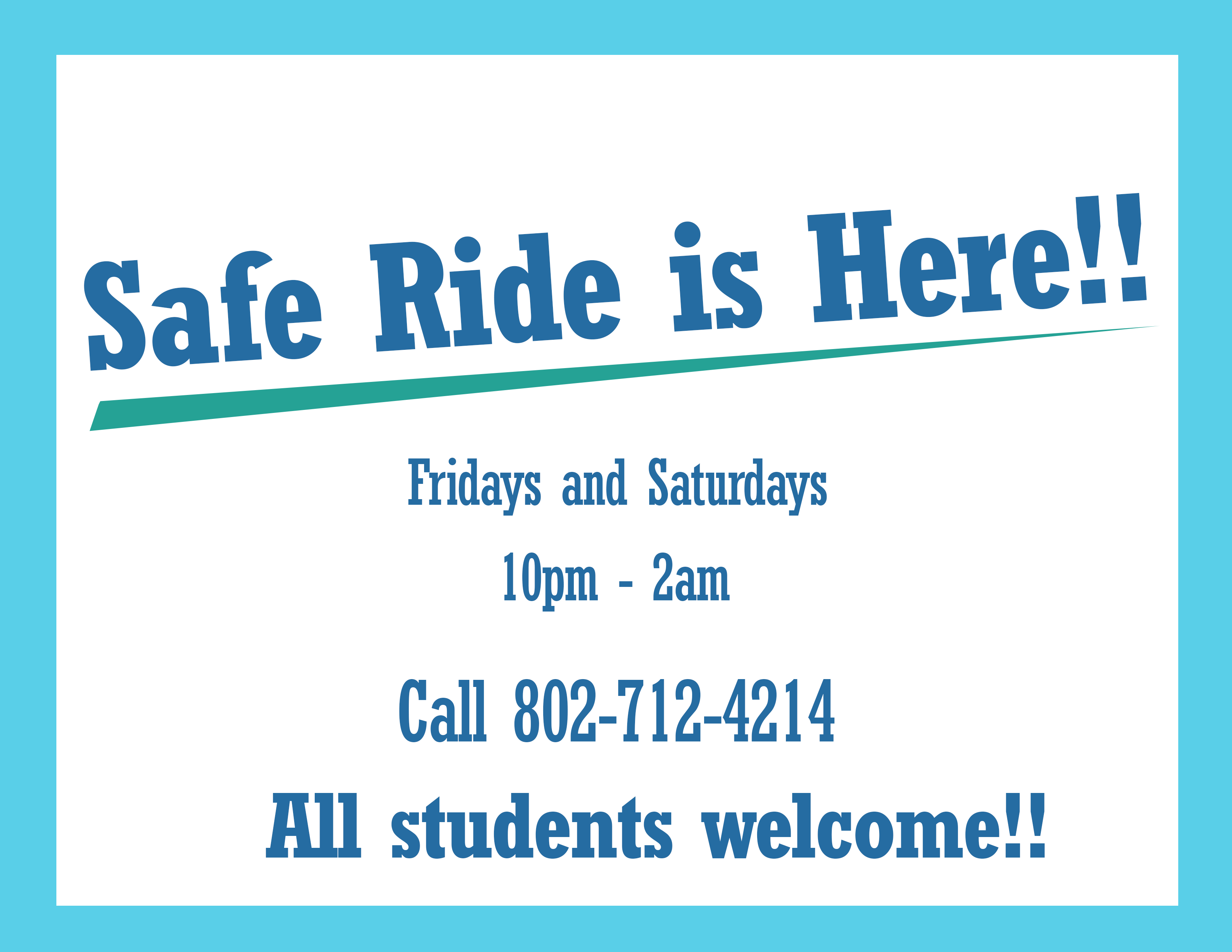 Safe Ride is Here!
