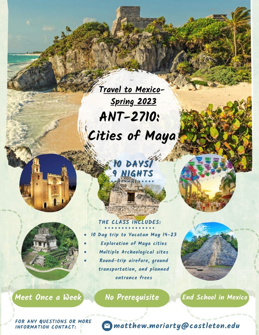 Spring 2023 Mexico Travel Course Registration!