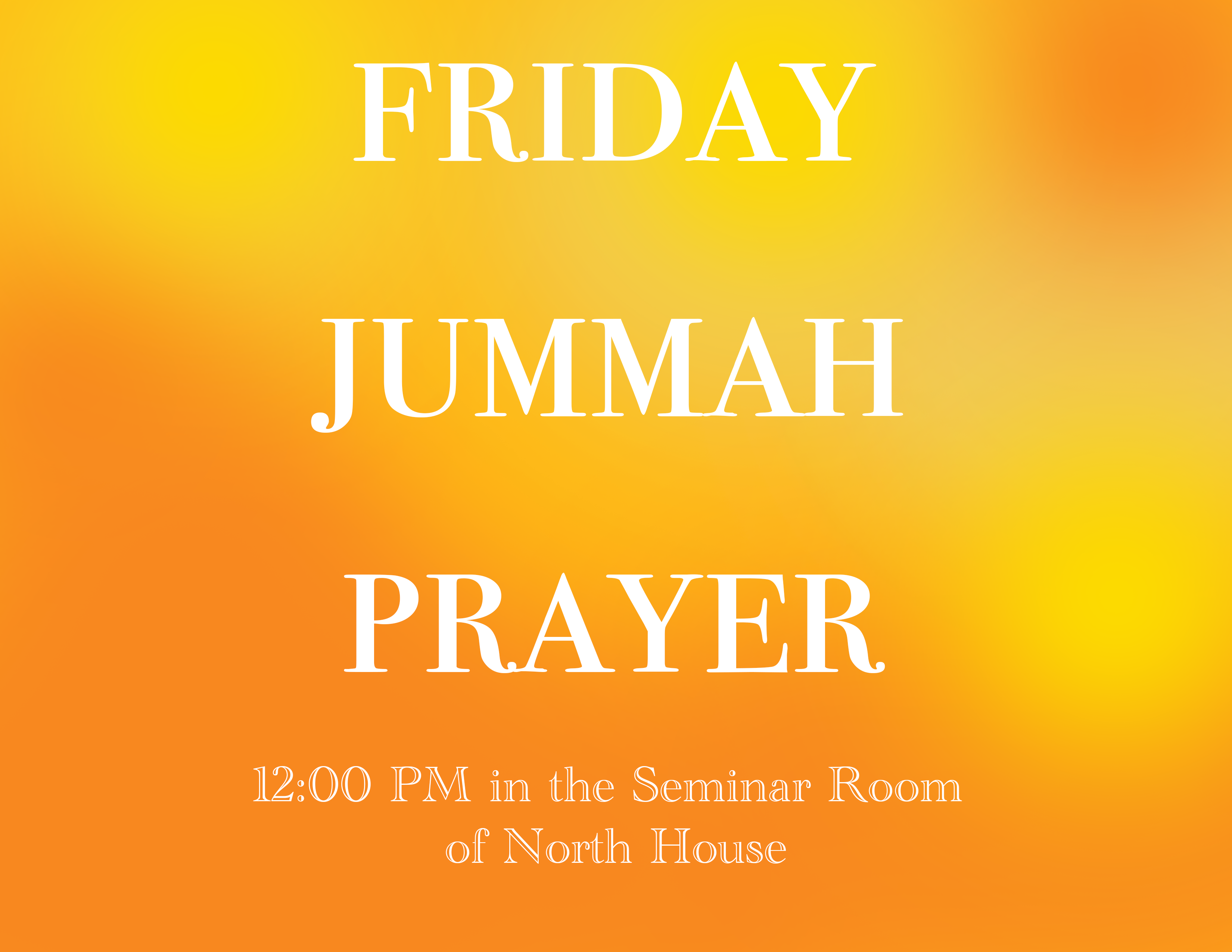 Friday Jummah Prayer