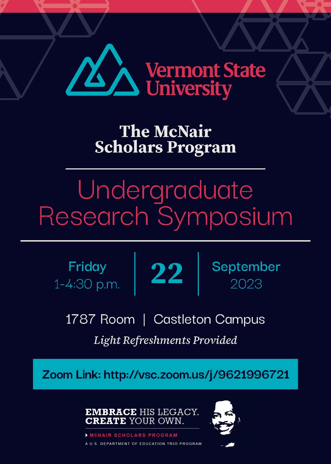 McNair Undergraduate Research Symposium!