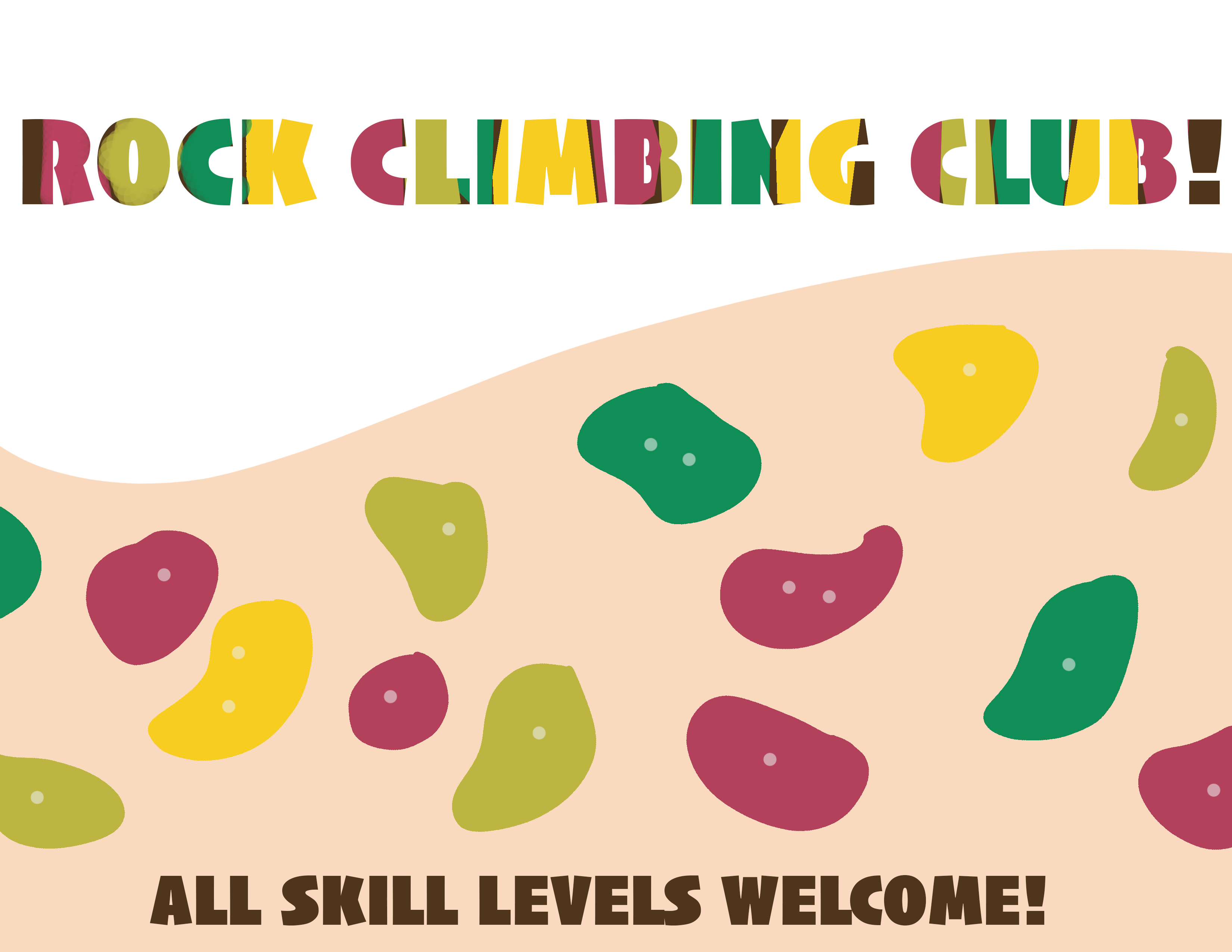 Come join the Rock Climbing Club at 6:30pm in front of the Castleton Rock Wall on Tuesday, September 19th!