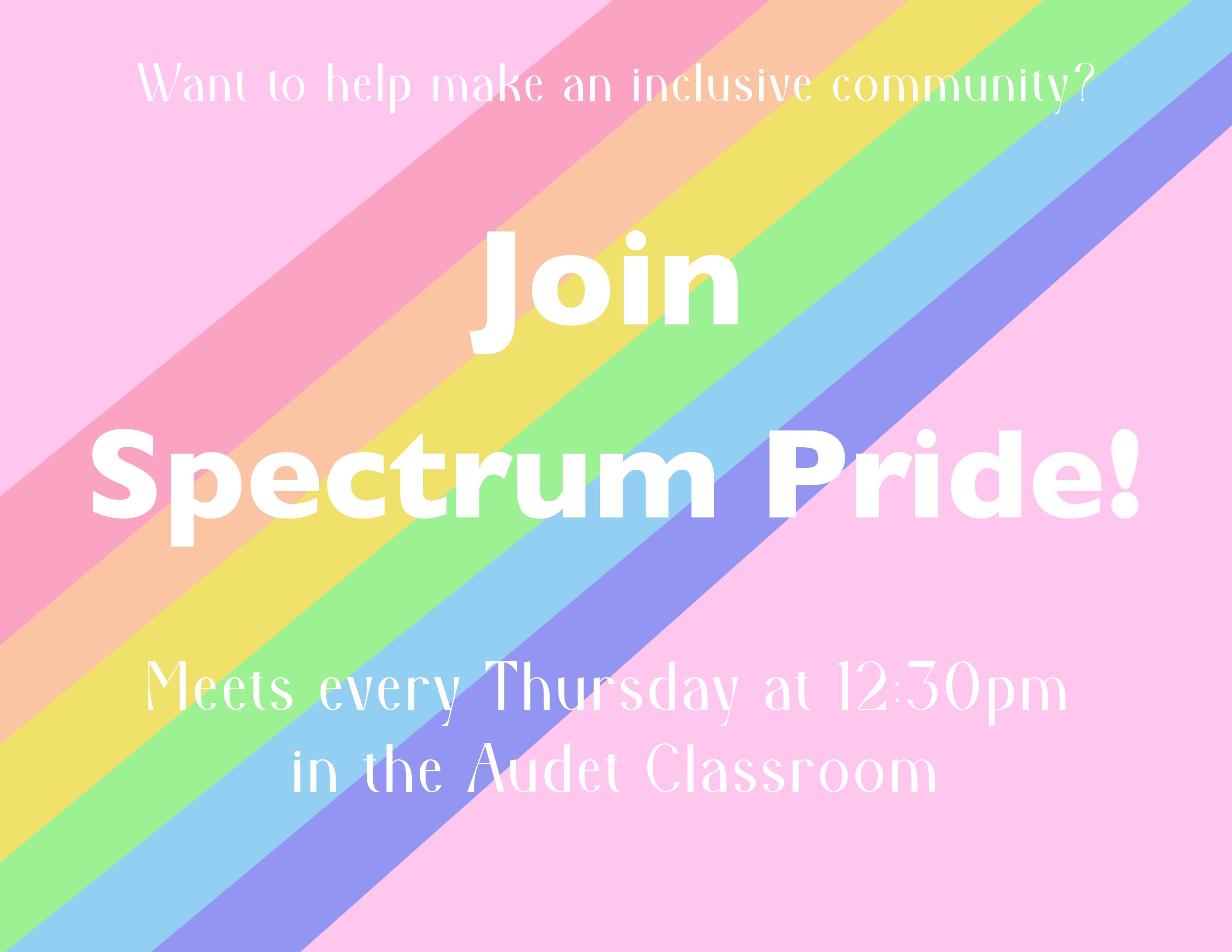 Spectrum Pride!