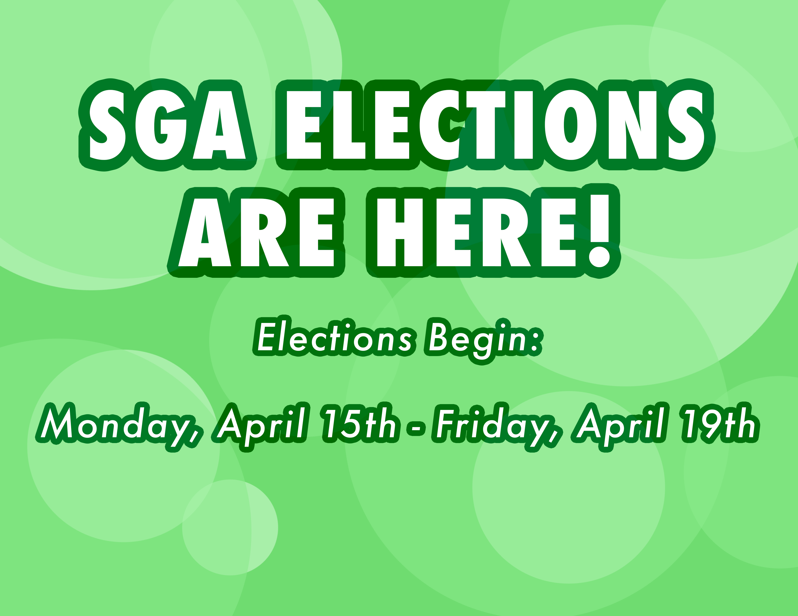 SGA Elections
